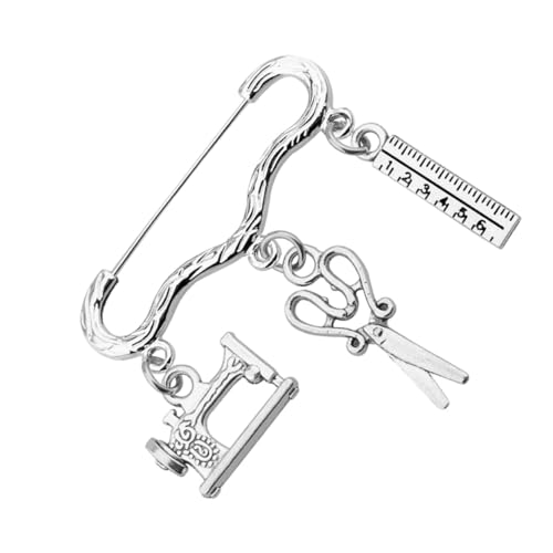 3 Stck. Kreative Nähmaschine Brosche Kleidung Pin für Taschen Rucksäcke Hüte Schals Einzigartiges für Modebegeisterte Leicht für Partys von FRCOLOR