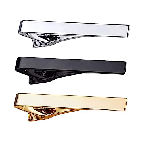 4 Sätze Teiliges Krawattenklammern Für Herren Stilvolle Necktie Clips Hochzeit Business Besondere Anlässe Elegantes Accessoire Für Männer 3 Stücke * 4 von FRCOLOR