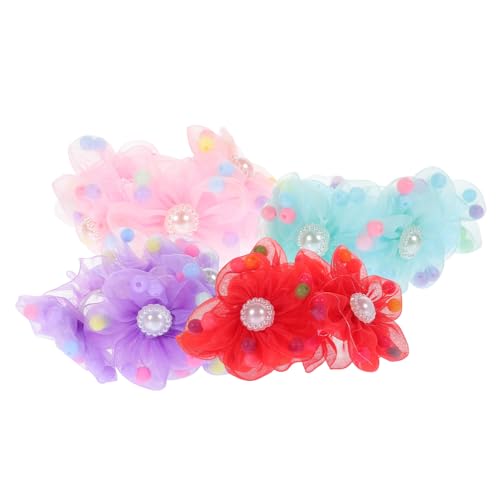 FRCOLOR 4stücke Damen Haar Dutt Abdeckungen Haarnetz Für Frauen Haar Dutt Netz Zubehör Pferdeschwanzhalter von FRCOLOR