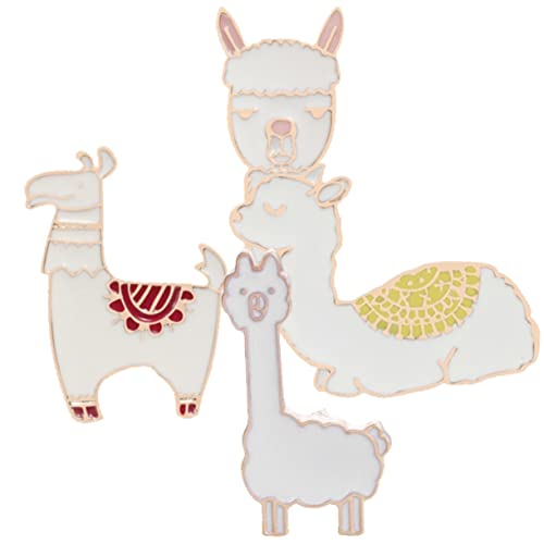 FRCOLOR 4stücke Alpaka-brosche Mit Clip Für Kleidung Schalnadeln Und Clips Anstecknadel Für Hüte Feine Verarbeitung Elegantes Aussehen Langlebiges Schmuck Für Frauen von FRCOLOR