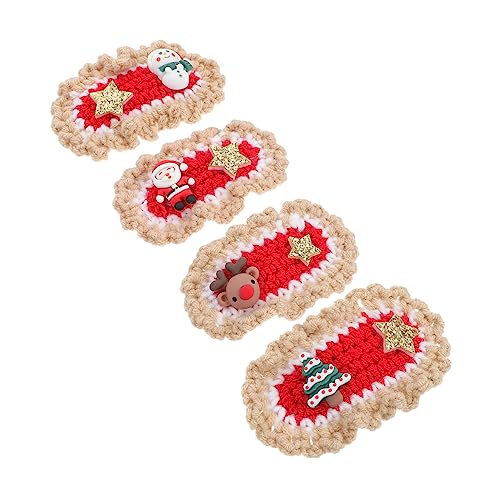 FRCOLOR 4stücke Teiliges Weihnachts Haarspangen Für Mädchen Bunte Clips Komfortable Und Strapazierfähige Haarschmuck Für Festliche Anlässe Alltagsgebrauch Und Fotografie FRCOLOR 4stücke Teiliges Weihnachts Haarspangen Für Mädchen Bunte Clips Komfortable Und Strapazierfähige Haarschmuck Für Festliche Anlässe Alltagsgebrauch Und Fotografie von FRCOLOR