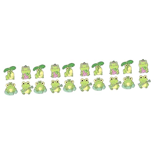 5 Sätze Teiliges Frosch Broschen Cartoon Emaille Anstecknadel Für Kleidung Süße Dekoration Für Frauen Männer Für Partys 4 Stück * 5 von FRCOLOR