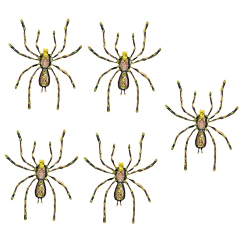 5 Stück Spinnenbrosche für Damen Exzentrisches Accessoire für Kleidung Schals Taschen Langlebiges Sicheres Material Perfektes für Frauen von FRCOLOR