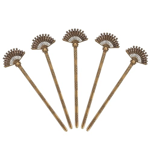 FRCOLOR Retro-haarnadel-set Aus Legierung 5-teilig Chinesischer Haarstab Für Mädchen Und Frauen Stilvolles Haar-accessoire Im Antiken Stil von FRCOLOR