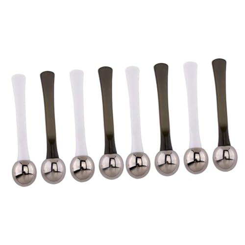 FRCOLOR 2 Sets Tragbarer Augencreme-stick Augenmassage-tool Aus Zinklegierung Augencreme-löffel Für Die Augenpflege 4 Stück * 2 von FRCOLOR