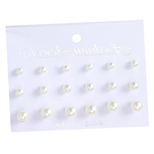 9 Paare Perlen Ohrstecker für Damen Ohrstecker mit Verschiedenen Designs für Partys Hochzeiten zu Besonderen Feiertagen von FRCOLOR