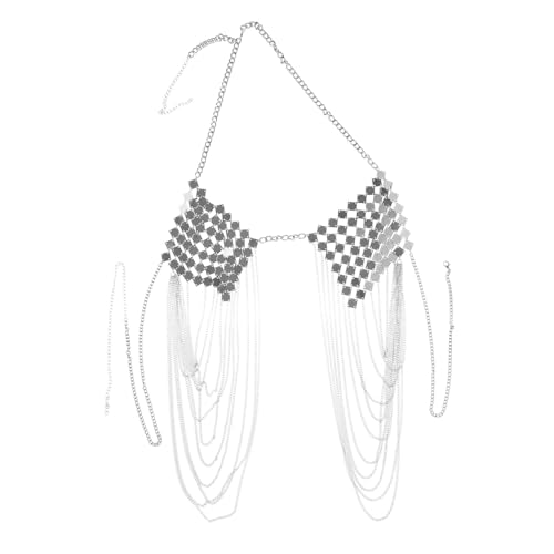 FRCOLOR Bikini Körperkette Aus Eisenmaterial Schmuck Kette -trägerketten Harness Für Frauen Mädchen von FRCOLOR
