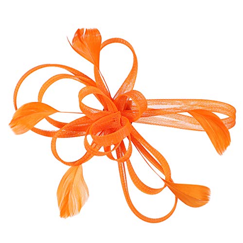 Braut Fascinator Haarspange 1920 Haarspange Cocktail-kopfbedeckungen Haarschmuck Zum Valentinstag Stirnbänder Flapper-kopfstück Haarschmuck Für Tanzpartys Charmant Damen Blütenkopf von FRCOLOR