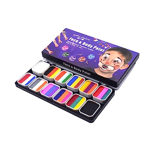 Schminksets 1 Box Kit Make-Up-Sets Abschlussballanzug Neonfarbe Zeichnungsfarbe Halloween-Make-Up-Farbe Gesichtsfarbe Auf Wasserbasis Farbe Öl Maskerade-Farbversorgung von FRCOLOR