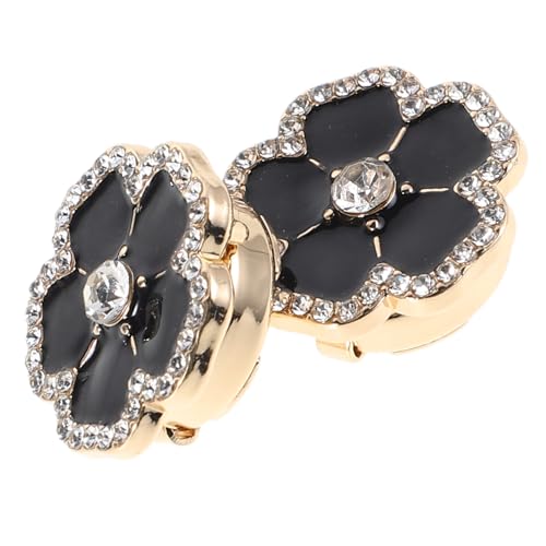 FRCOLOR 1 Paar Blumendiamantmanschettenknöpfe Hemdmanschettenknöpfe Für Herren Förmliche Manschettenknöpfe Für Herren Manschettenknöpfe Für Damen Neuheit Manschettenknöpfe Metall Black FRCOLOR 1 Paar Blumendiamantmanschettenknöpfe Hemdmanschettenknöpfe Für Herren Förmliche Manschettenknöpfe Für Herren Manschettenknöpfe Für Damen Neuheit Manschettenknöpfe Metall Black von FRCOLOR