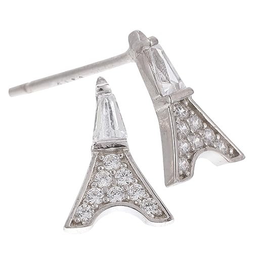 FRCOLOR Eiffelturm Ohrstecker Für Damen Modische Ohrstecker Romantische Kleine Leichte Ohrschmuck-dekorationen von FRCOLOR