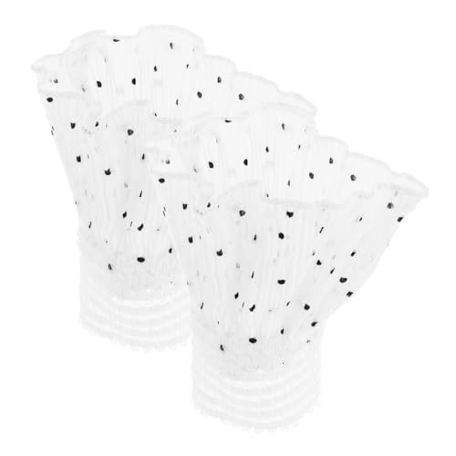 FRCOLOR Kurze Spitzenhandschuhe Für Frauen Abnehmbare Fingerlose Spitze Manschetten Für Kostüm Gothic Braut FRCOLOR Kurze Spitzenhandschuhe Für Frauen Abnehmbare Fingerlose Spitze Manschetten Für Kostüm Gothic Braut von FRCOLOR