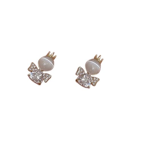 FRCOLOR 1 Paar Katzenaugen Ohrstecker mit Design Funkelnde Ohrringe für Damen für Partys Hochzeiten Leicht zu Stilvolles von FRCOLOR