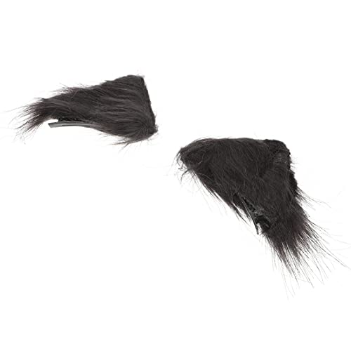 FRCOLOR Katzenohren Haarspangen Für Mädchen Katzenhaarspangen Zum Anklipsen Plüsch Tierohren Haarspange Für Halloween-cosplay Und Geburtstagsfeiern von FRCOLOR