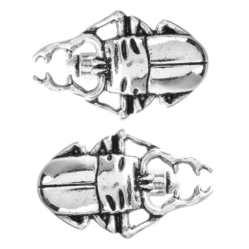 FRCOLOR 1 Paar Manschettenknöpfe Herren-smoking-knöpfe Nieten Für Smokinghemden Manschettenlinks Smokingknöpfe Zinklegierung Silver FRCOLOR 1 Paar Manschettenknöpfe Herren-smoking-knöpfe Nieten Für Smokinghemden Manschettenlinks Smokingknöpfe Zinklegierung Silver von FRCOLOR