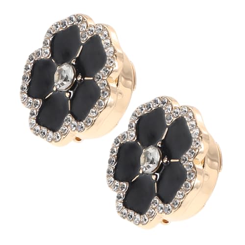 FRCOLOR 1 Paar Manschettenknöpfe Strass Manschettenknöpfe Damen Hemd Accessoires Manschettenknöpfe Für Den Bräutigam Ärmelmanschettenknöpfe Strass Hemdmanschettenknöpfe Strass von FRCOLOR