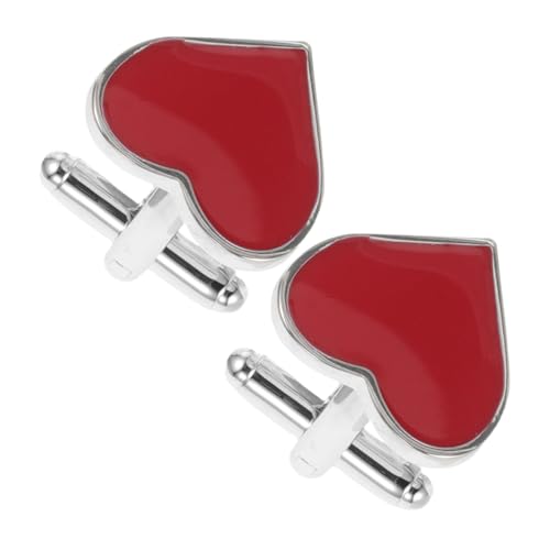 FRCOLOR 1 Paar Manschettenknöpfe Zum Valentinstag Manschettenknöpfe Für Anzüge Manschettenknöpfe Für Business Manschettenknöpfe Mit Herzmotiv Für Formelle Kleidung Manschettenknöpfe FRCOLOR 1 Paar Manschettenknöpfe Zum Valentinstag Manschettenknöpfe Für Anzüge Manschettenknöpfe Für Business Manschettenknöpfe Mit Herzmotiv Für Formelle Kleidung Manschettenknöpfe von FRCOLOR