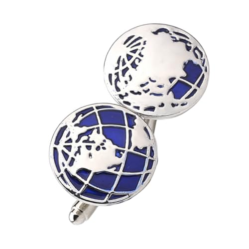 FRCOLOR 1 Paar Manschettenlinks Smokingstollen für Männer hochzeitsgeschenk Manschettlink Manschette verbindet das Geschäft Hemdärmelverzierung Männer Schmuck Zinklegierung Blau FRCOLOR 1 Paar Manschettenlinks Smokingstollen für Männer hochzeitsgeschenk Manschettlink Manschette verbindet das Geschäft Hemdärmelverzierung Männer Schmuck Zinklegierung Blau von FRCOLOR