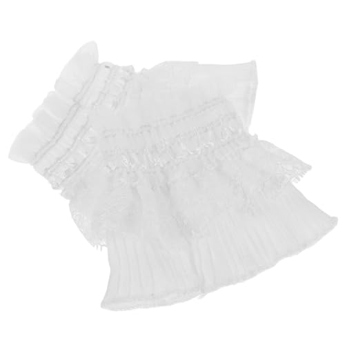 FRCOLOR Gefälschte Handgelenksmanschetten Für Damen Handgelenksmanschetten Mit Spitzenkanten Für Kleider Bequem Und Atmungsaktiv von FRCOLOR