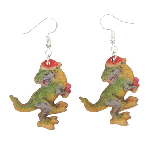 FRCOLOR 1 Paar Ohrringe für Frauen Festliche Ohrringe für Weihnachten Trendige Dangle Weihnachtsgeschenke Auffälliger Schmuck für Partys Feiern von FRCOLOR