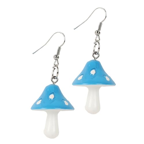 FRCOLOR 1 Paar Pilzohrringe Für Thematisiert Kreative Ohrhänger Frauen Ohranhänger Schicke Dekorative Ohrringe Ohr Zubehör Ohrringe Frauen Weibliche Hänger Plastik Blue FRCOLOR 1 Paar Pilzohrringe Für Thematisiert Kreative Ohrhänger Frauen Ohranhänger Schicke Dekorative Ohrringe Ohr Zubehör Ohrringe Frauen Weibliche Hänger Plastik Blue von FRCOLOR