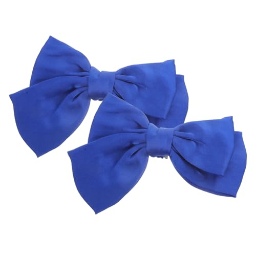 FRCOLOR 1 Paar Retro -schuhschnallen Braut- Zehe Schuhanhänger Für Frauen Clips Blau Bogen Hochzeit Schleifen-ornamente Kleine Schleife Schuhdekor Schuhzubehör Stoff von FRCOLOR