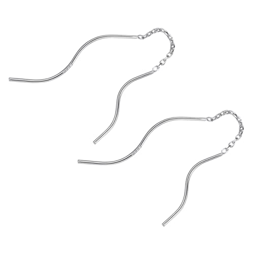 FRCOLOR 1 Paar Silber Tassel Ohrringe für Damen Hängende Ohrstecker Modischer Schmuck für Besondere Anlässe Leicht von FRCOLOR