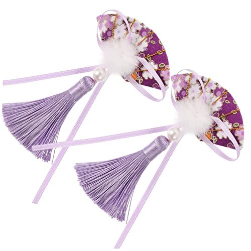FRCOLOR Stirnband Neujahr Haarnadel Kinder Haarschmuck Quasten Haar Exquisites Fächerförmiges Design FRCOLOR Stirnband Neujahr Haarnadel Kinder Haarschmuck Quasten Haar Exquisites Fächerförmiges Design von FRCOLOR