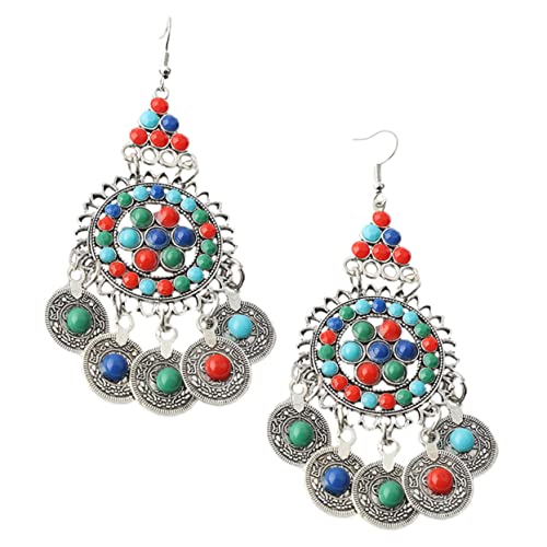 FRCOLOR 1 Paar Vintage Ohrringe für Frauen Leichte Metall Drop Ohrringe Handgefertigte Dangle Freizeit Festtagsoutfits für Freundinnen FRCOLOR 1 Paar Vintage Ohrringe für Frauen Leichte Metall Drop Ohrringe Handgefertigte Dangle Freizeit Festtagsoutfits für Freundinnen von FRCOLOR