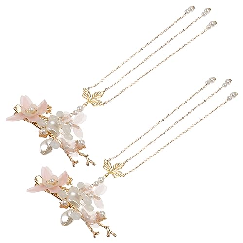 FRCOLOR 1paar Vintage Perlen-haarclip Mit Quasten Und Blumenmotiv Handgemachter Haarschmuck Für Hochzeiten Und Besondere Anlässe Für Und Mädchen FRCOLOR 1paar Vintage Perlen-haarclip Mit Quasten Und Blumenmotiv Handgemachter Haarschmuck Für Hochzeiten Und Besondere Anlässe Für Und Mädchen von FRCOLOR