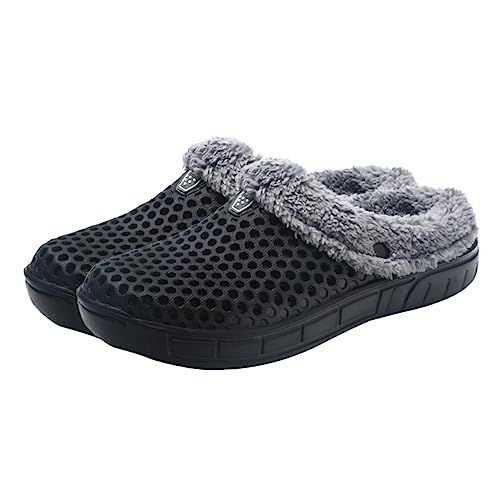FRCOLOR Flauschige Warme Hausschuhe Herren Damen Slip On Clogs Baumwolle Rutschfest Innen und Außeneinsatz Unisex für Winter FRCOLOR Flauschige Warme Hausschuhe Herren Damen Slip On Clogs Baumwolle Rutschfest Innen und Außeneinsatz Unisex für Winter von FRCOLOR