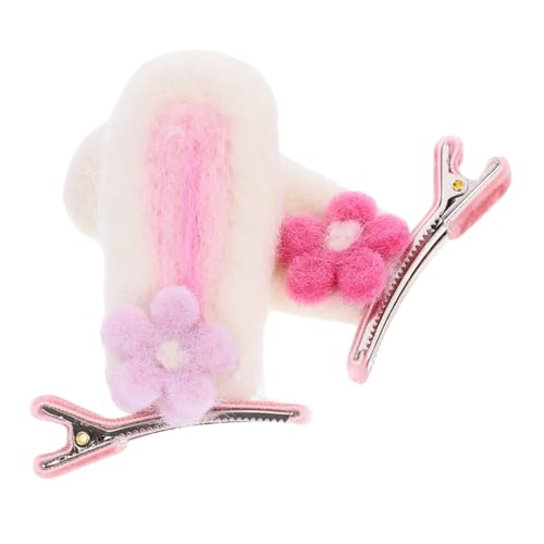 FRCOLOR 1paar Bunny Ohren Haarspangen Für Mädchen Süße Junge Mädchen Haarclips Für Besondere Anlässe Rutschfeste Haarschmuck Accessoires Für Alltag Und Feiern von FRCOLOR