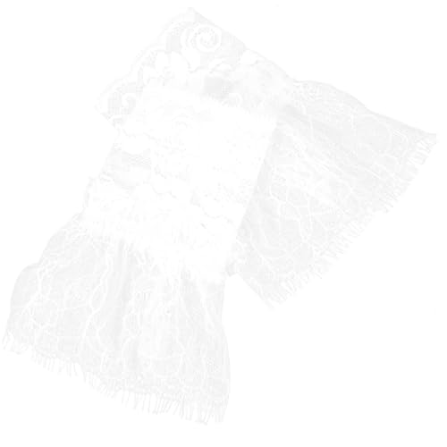 FRCOLOR 1paar Elastische Handgelenkmanchetten Mit Spitze Abnehmbare Fingerlose Handschuhe Elegante Accessoires Für Frauen Für Kostümpartys Hochzeiten Und Fotoshootings von FRCOLOR