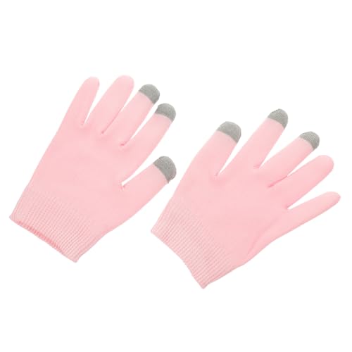 FRCOLOR Moisturizing Gel Handschuhe Für Trockene Und Rissige Hände Hydratisierende Pflege Für Frauen Touchscreen Fähige Pinke Gel Handschuhe Für Spa Und Salon Anwendungen von FRCOLOR