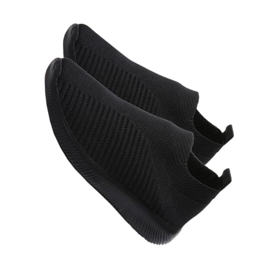 FRCOLOR 1 Paar lässige Sportschuhe Damen Sportschuhe Trainingsschuhe Socken Turnschuhe Schwarz von FRCOLOR