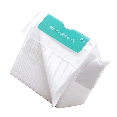 FRCOLOR 1 Satz 50 Stück Gesichtstücher Aus Baumwolle Handtücher Einfache Tücher Gesichtsreinigungstuch Gesichtsgewebe Make-up-handtuch Weiß von FRCOLOR