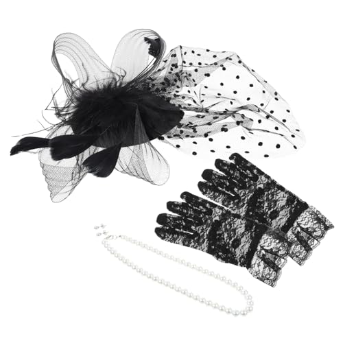 FRCOLOR 1 Satz Brautschmuck mit Haarschmuck Ohrringen Halskette für Hochzeiten Partys Besondere Anlässe Teiliges von FRCOLOR