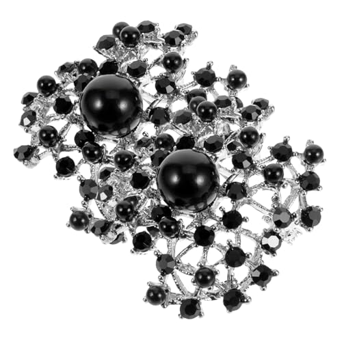 FRCOLOR 2stücke Strass Broschen Damen Legierungsbroschen Kleidungsschmuck Corsagen Ornamente Broschen Für Party Hochzeit Alltag von FRCOLOR