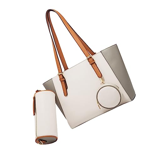 FRCOLOR 1 Satz Damen PU Handtasche One Schultertasche mit Geldbörse Umhängetasche Geräumig Langlebig für Reisen FRCOLOR 1 Satz Damen PU Handtasche One Schultertasche mit Geldbörse Umhängetasche Geräumig Langlebig für Reisen von FRCOLOR