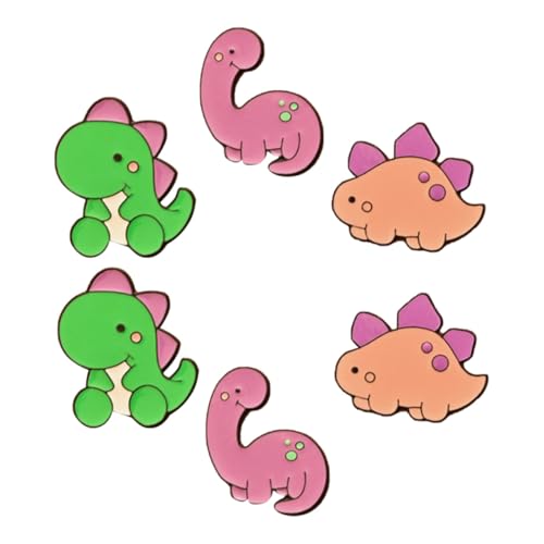 FRCOLOR 1 Satz Dinosaurier Brosche Anstecknadeln Für Rucksäcke Rucksack Anstecknadel Broschen Schmuck Für Frauen Anstecknadeln Und Broschen Für Frauen Kawaii Anstecknadel 6 Stück von FRCOLOR