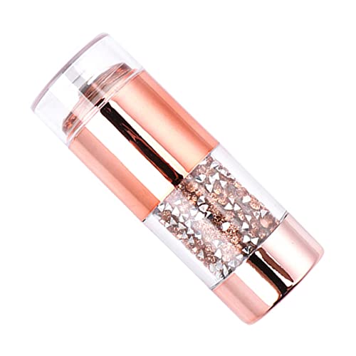 FRCOLOR 1 Satz Doppelköpfige Diamantdichtung Aus Silikon Gel-nagellack Salon Poliert Stempelset Für Nagellack Gefälscht Gel-kunst-palette Nagelgellack Drücken Aufkleber Golden Kieselgel von FRCOLOR