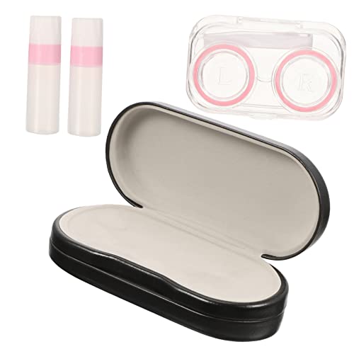 FRCOLOR Brillenbox Für Draußen Brillen-Organizer Für Unterwegs – Mehrzweck-brillenetui Mit Separatem Linsenfach Kompakt Und Tragbar Ideal Für Zuhause Und Unterwegs von FRCOLOR