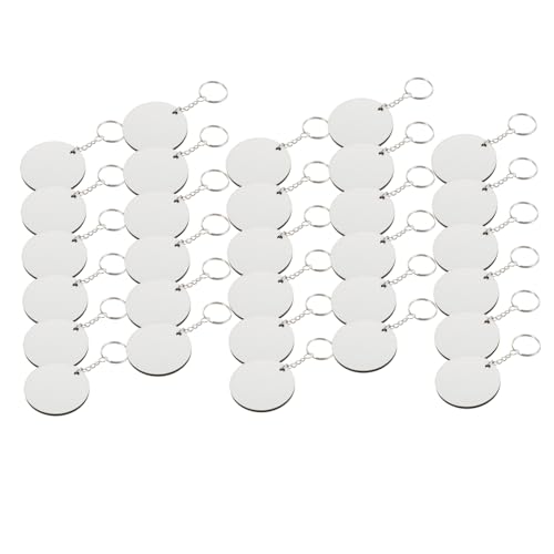 FRCOLOR 1 Satz Doppelseitige Sublimations Pendants Diy Schlüsselanhänger Leere Anhänger für Kreative Handarbeiten Schlüsselringe für Persönliche Dekorationen FRCOLOR 1 Satz Doppelseitige Sublimations Pendants Diy Schlüsselanhänger Leere Anhänger für Kreative Handarbeiten Schlüsselringe für Persönliche Dekorationen von FRCOLOR