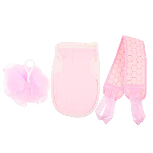 FRCOLOR 3-in-1 Peeling Körper Wäscher Set Bad Dusche Zurück Wäscher Tragbare Bade Handtuch Einfach von FRCOLOR