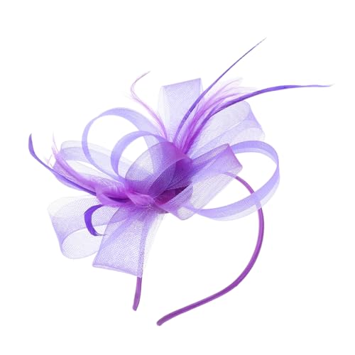 FRCOLOR Haarband Mit Schleife Und Für Damen Fascinator Haarschmuck Für Hochzeiten Und Partys Stirnband Haar-accessoire Für Tägliche Und Teeparty-anlässe von FRCOLOR