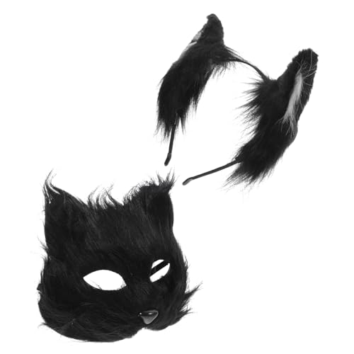 FRCOLOR Realistisches Masken-stirnband – Leichtes Halloween-party-masken-set Gruselige Gewellte Ohren Für Cosplay Perfekt Für Frauen von FRCOLOR