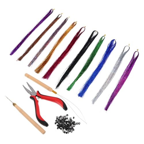 FRCOLOR Haar-accessoire-set Glitzer-lametta-extensions Verschiedene Stile Für Frauen Mädchen Und Cosplay-events FRCOLOR Haar-accessoire-set Glitzer-lametta-extensions Verschiedene Stile Für Frauen Mädchen Und Cosplay-events von FRCOLOR