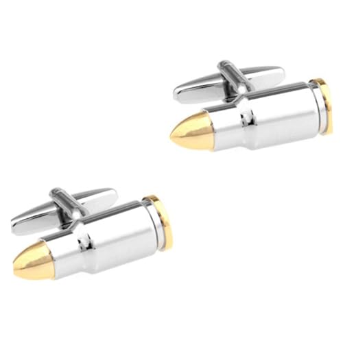 FRCOLOR 1 Satz Manschettenknöpfe Herren Stilvolle Cufflinks Hochwertigem Material Elegantes Hemdzubehör Für Formelle Anlässe Hochzeiten Geschäftsmeetings Besondere Veranstaltungen 2 Stück von FRCOLOR