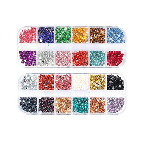 FRCOLOR 1 Satz Nagelfarbe Diamantschmuck Nagelaufkleber Für Nagelkunst Edelstein-aufkleber von FRCOLOR
