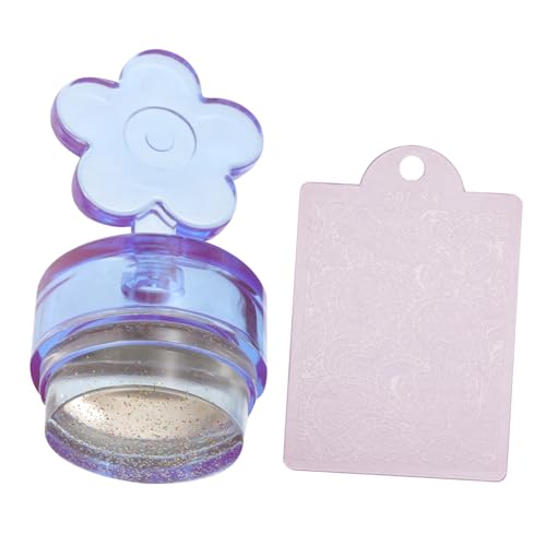 FRCOLOR Silikon Nagel Stamper Blume Form Mit Kissen Maniküre Werkzeuge Für Nailart Nagelstempelplatte Und Nagelschablonen von FRCOLOR